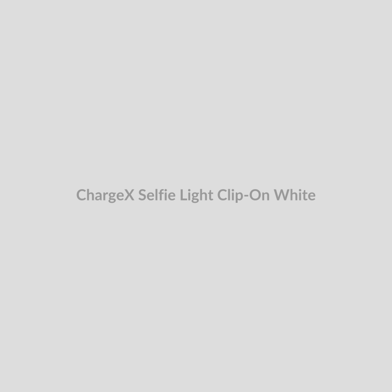 ChargeX Selfie Light for Clip-On - White