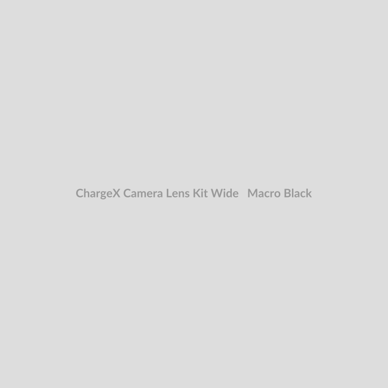 ChargeX Camera Lens Kit for Wide + Macro - Black