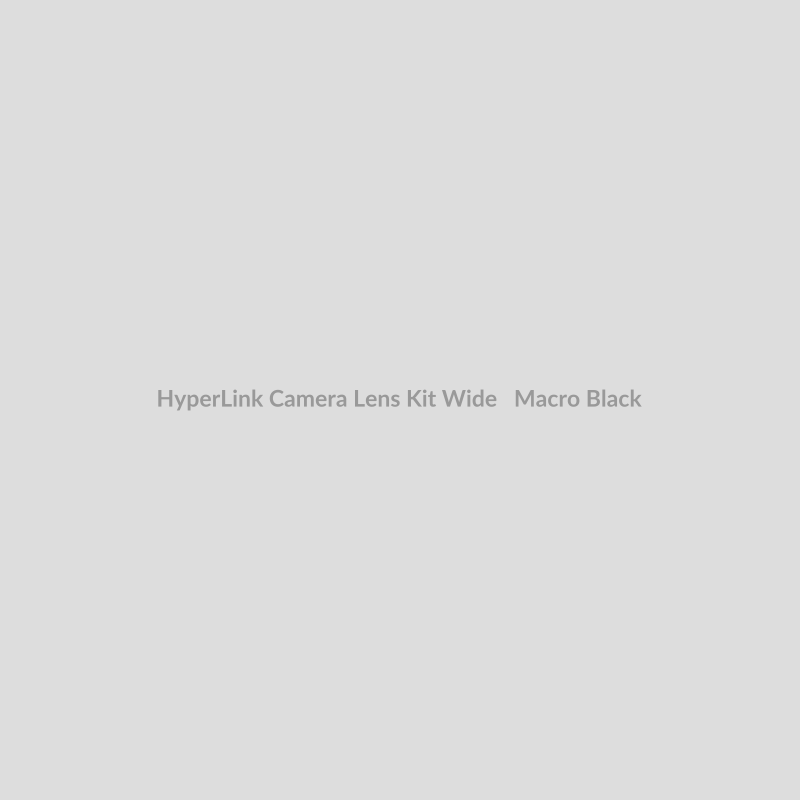 HyperLink Camera Lens Kit for Wide + Macro - Black