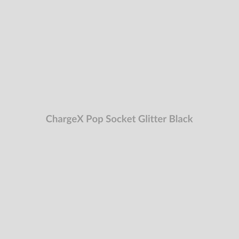 ChargeX Pop Socket for Glitter - Black