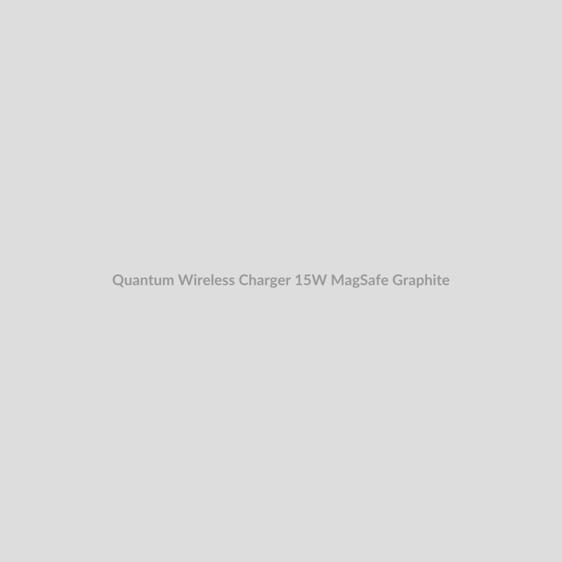 Quantum Wireless Charger for 15W MagSafe - Graphite