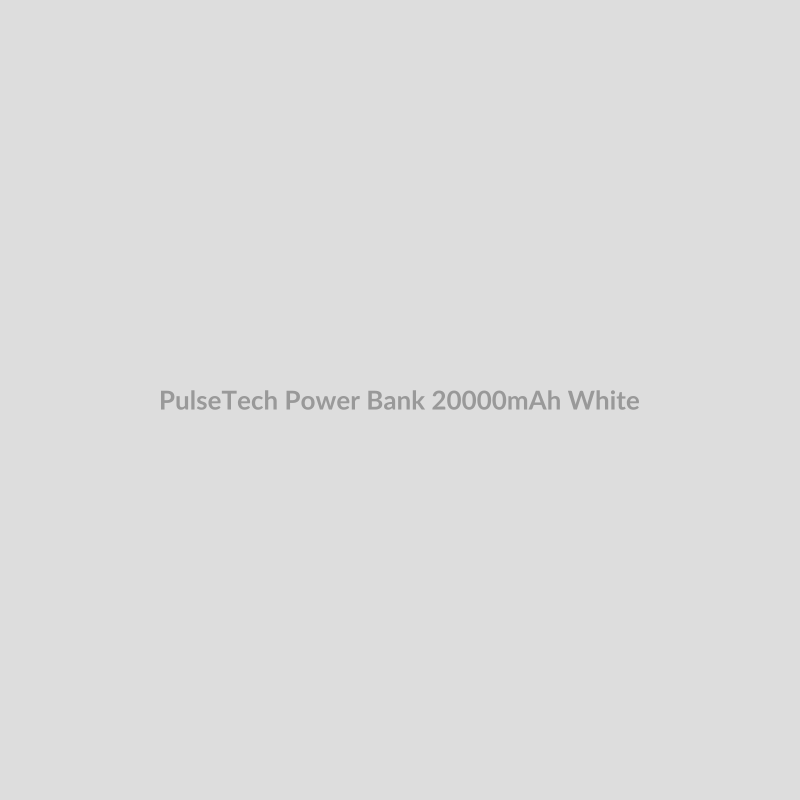 PulseTech Power Bank for 20000mAh - White
