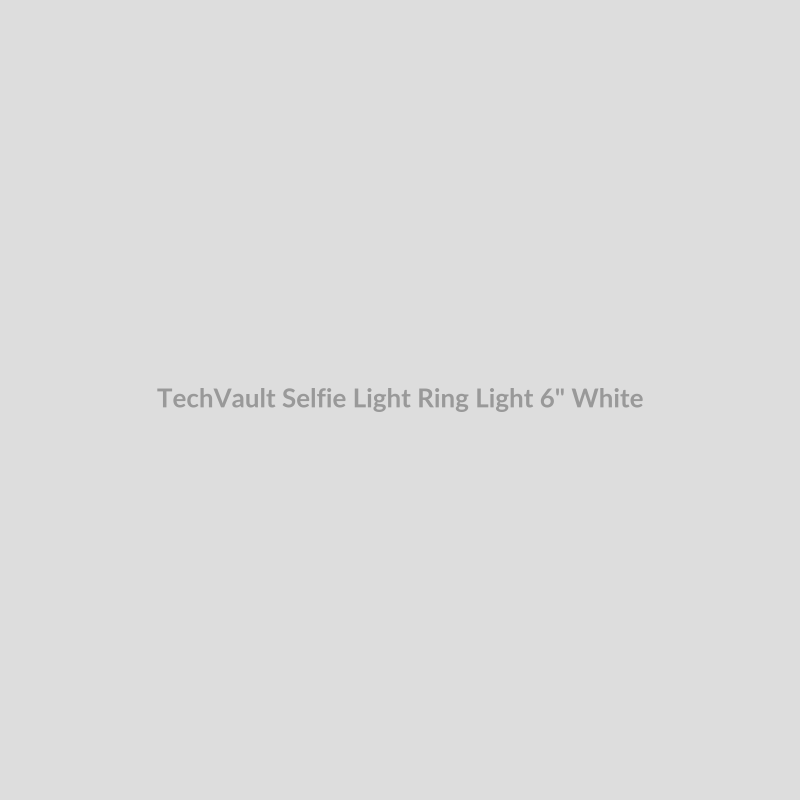 TechVault Selfie Light for Ring Light 6" - White