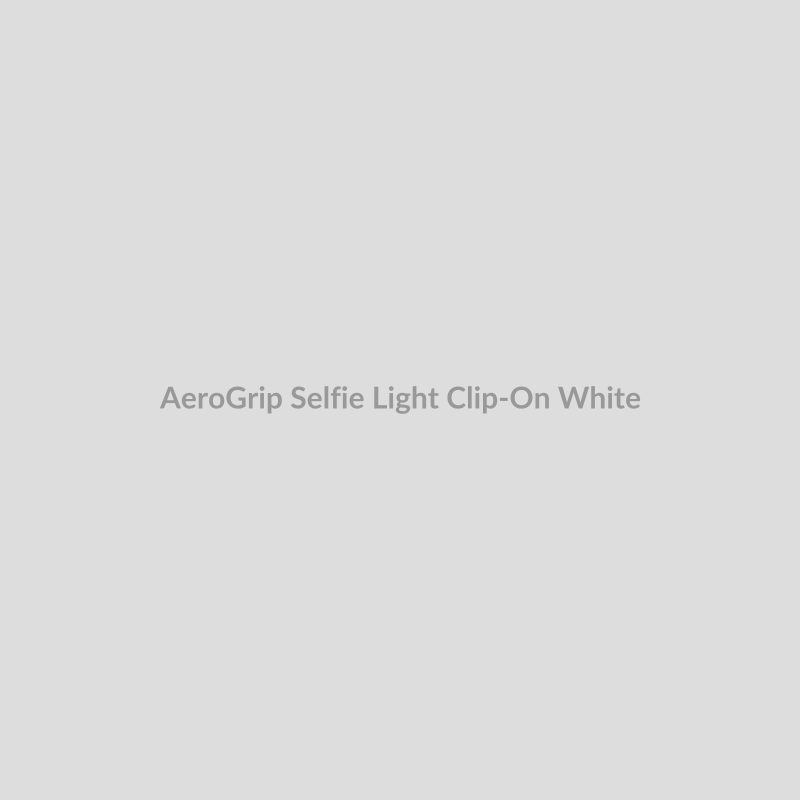 AeroGrip Selfie Light for Clip-On - White