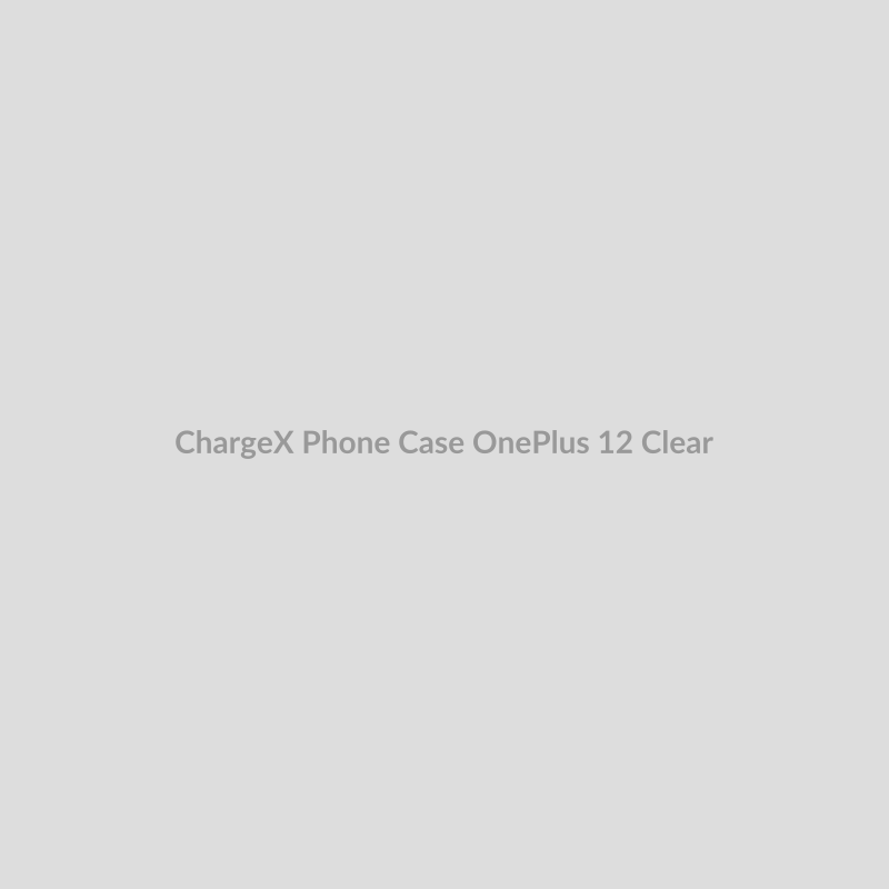 ChargeX Phone Case for OnePlus 12 - Clear