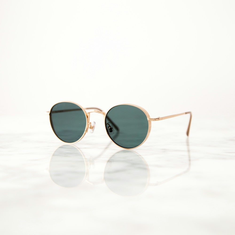 Retro Sunglasses Black Lens
