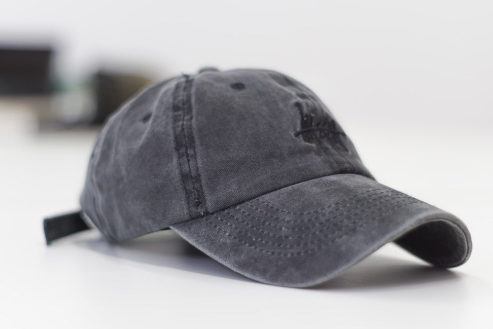 Vintage Washed Dad Cap On Model