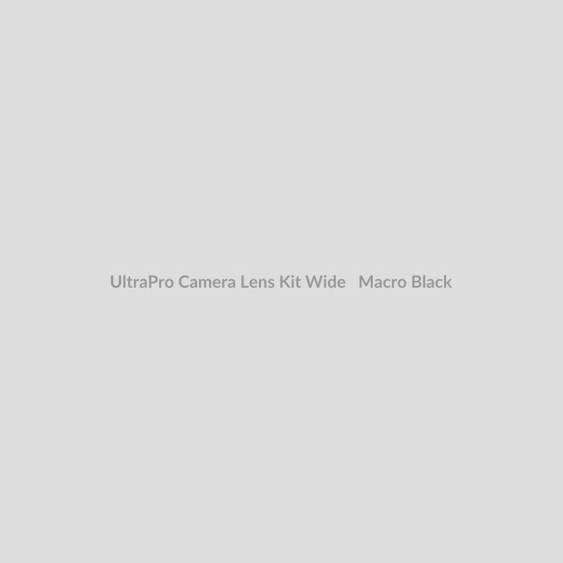 UltraPro Camera Lens Kit for Wide + Macro - Black