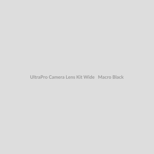 UltraPro Camera Lens Kit for Wide + Macro - Black