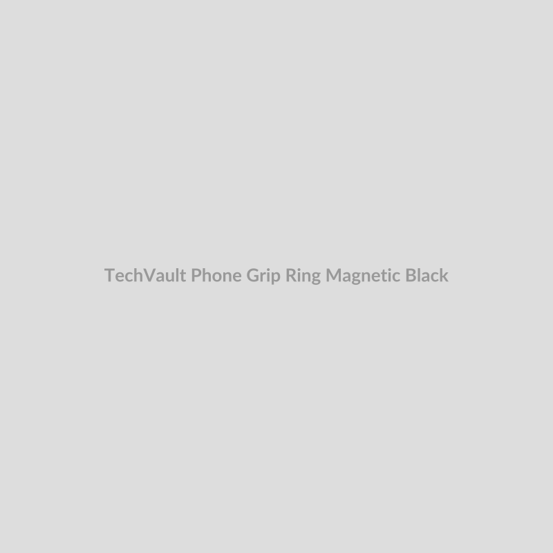 TechVault Phone Grip Ring for Magnetic - Black