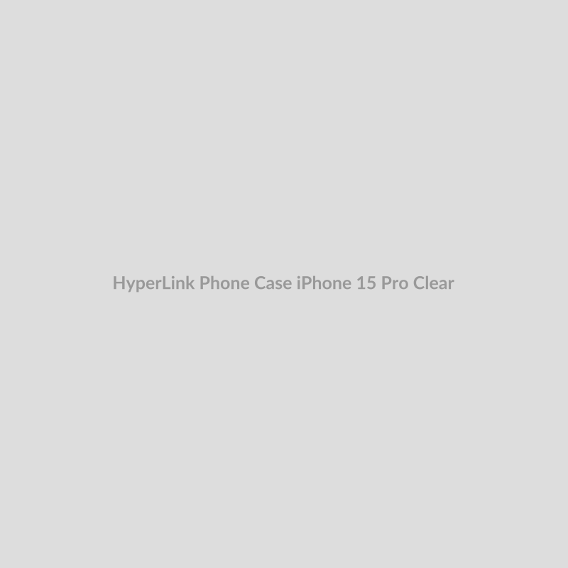 HyperLink Phone Case for iPhone 15 Pro - Clear