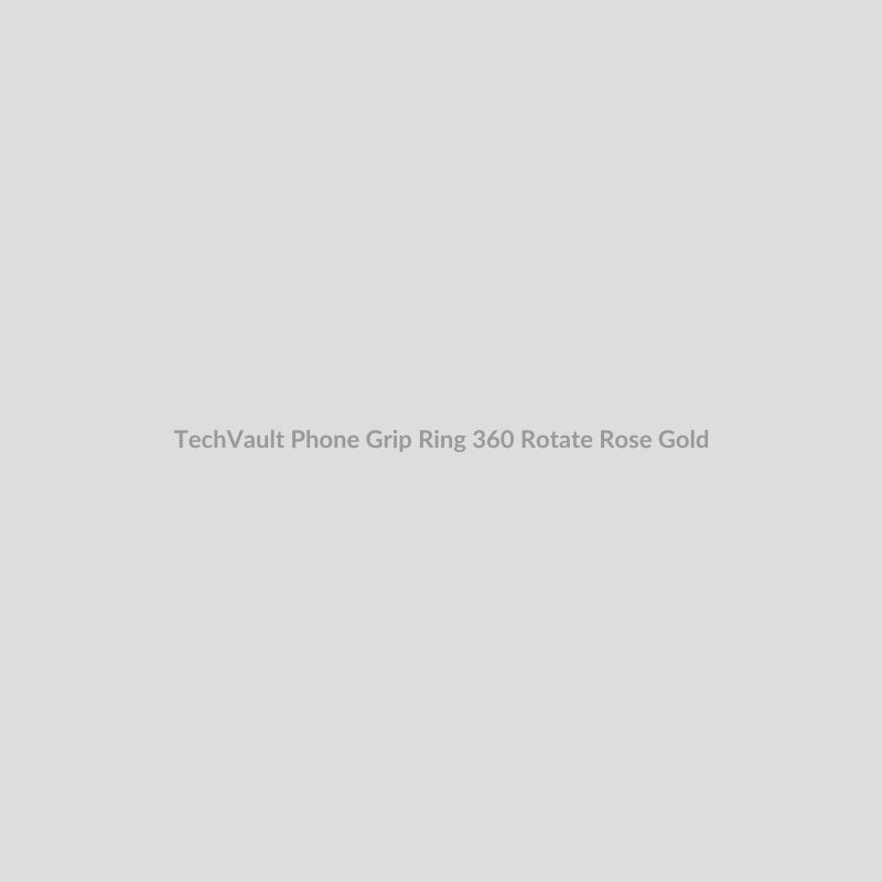 TechVault Phone Grip Ring for 360 Rotate - Rose Gold