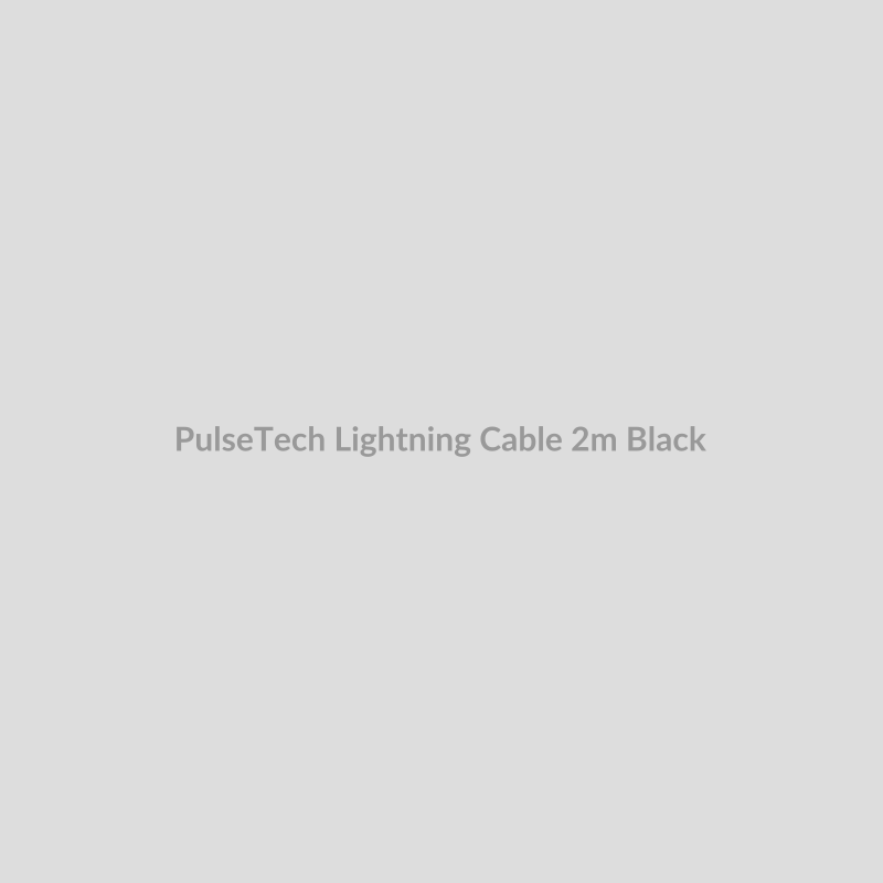 PulseTech Lightning Cable for 2m - Black