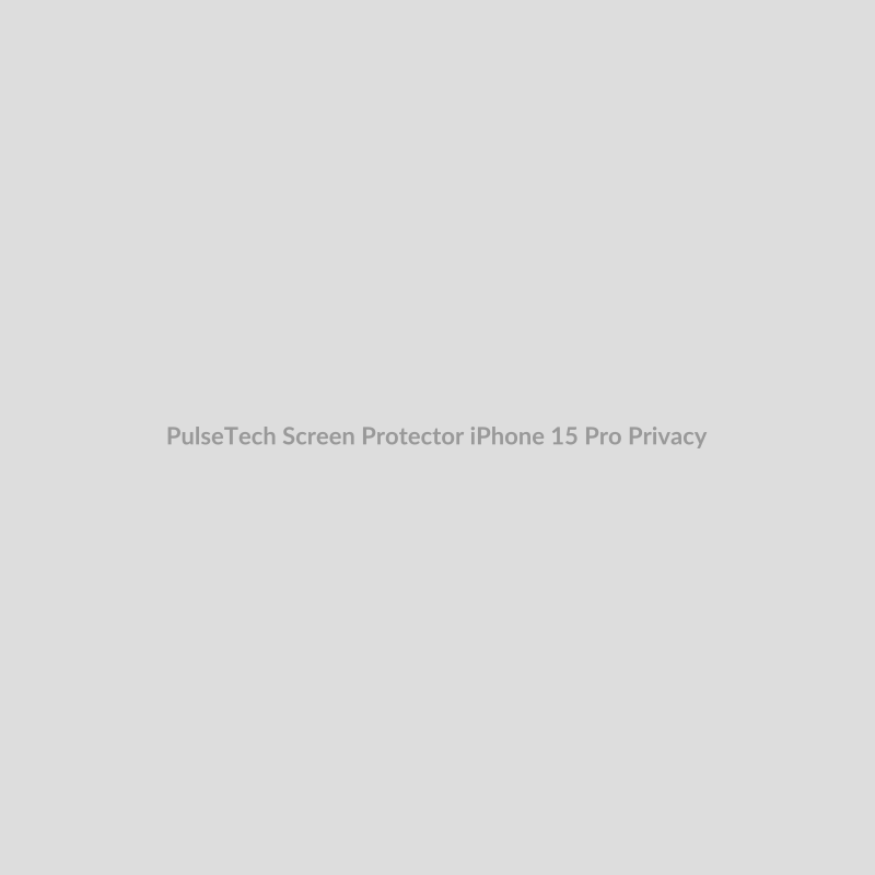 PulseTech Screen Protector for iPhone 15 Pro - Privacy