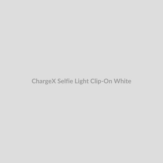 ChargeX Selfie Light for Clip-On - White