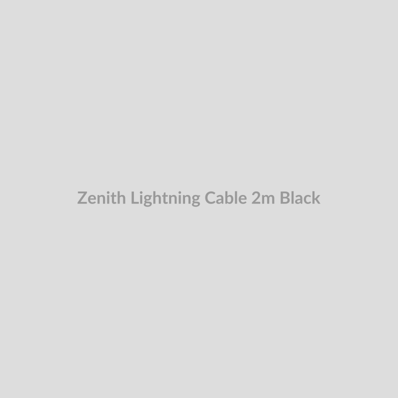Zenith Lightning Cable for 2m - Black
