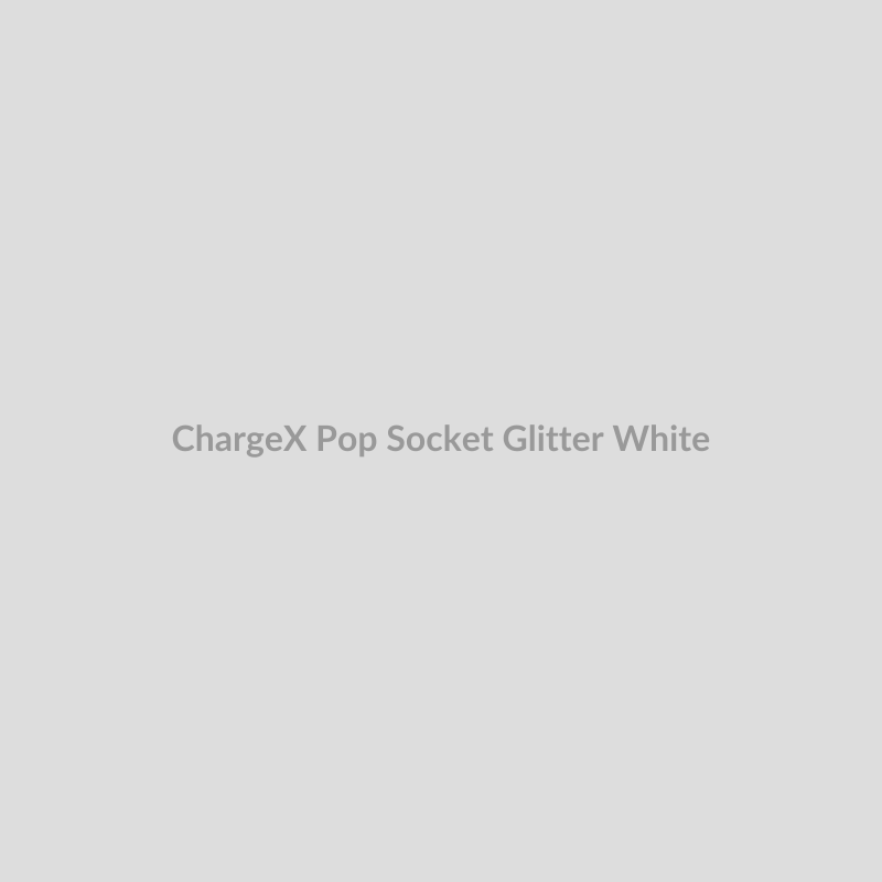 ChargeX Pop Socket for Glitter - White