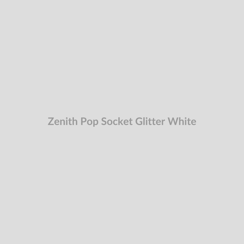 Zenith Pop Socket for Glitter - White
