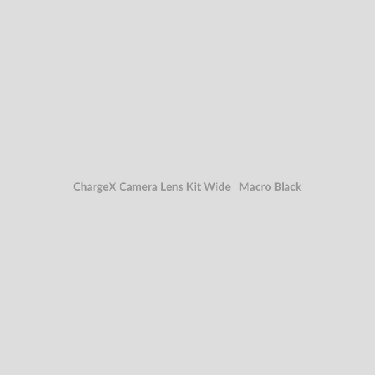 ChargeX Camera Lens Kit for Wide + Macro - Black