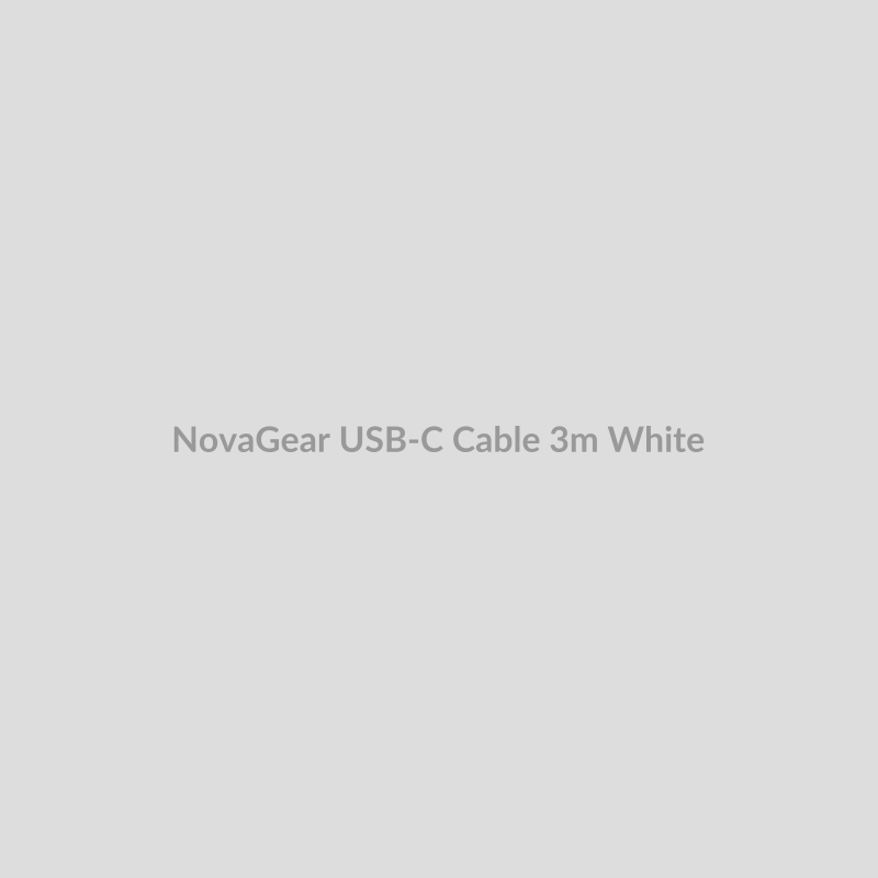 NovaGear USB-C Cable for 3m - White