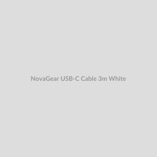 NovaGear USB-C Cable for 3m - White