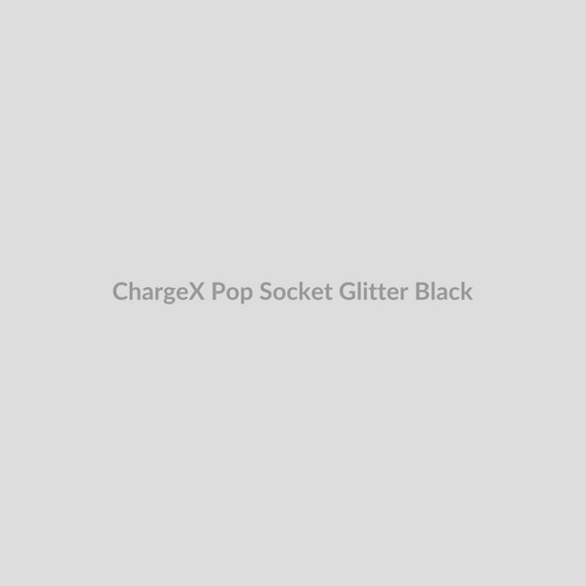 ChargeX Pop Socket for Glitter - Black
