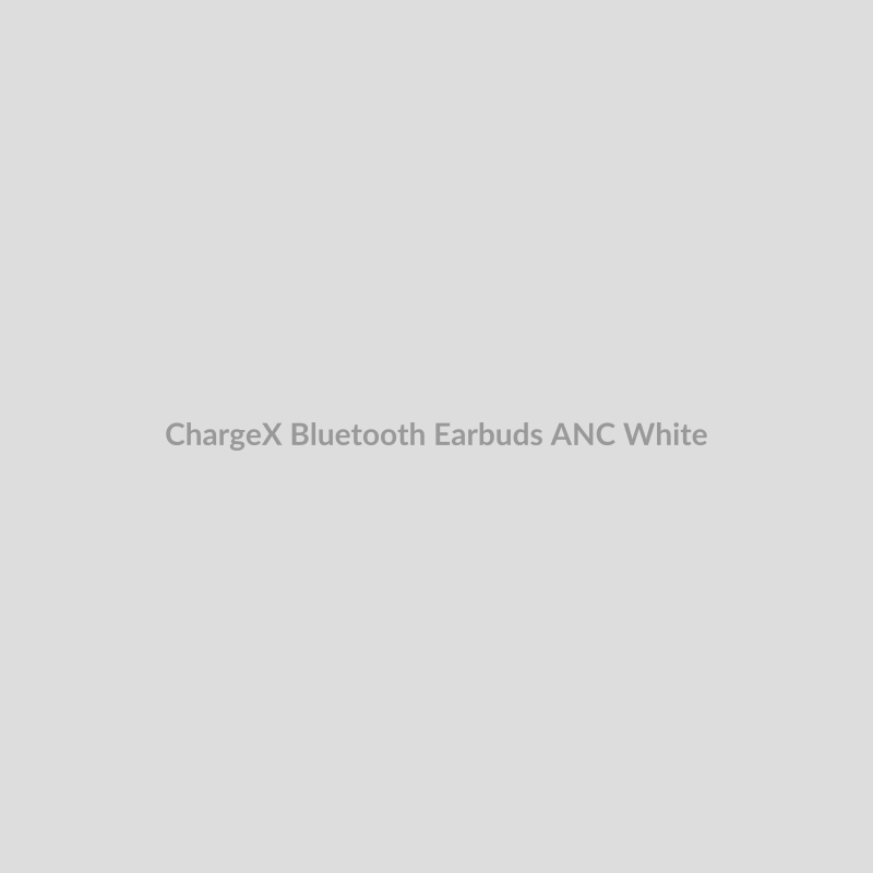 ChargeX Bluetooth Earbuds for ANC - White
