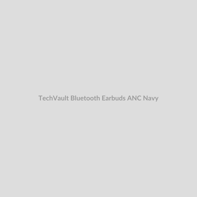 TechVault Bluetooth Earbuds for ANC - Navy
