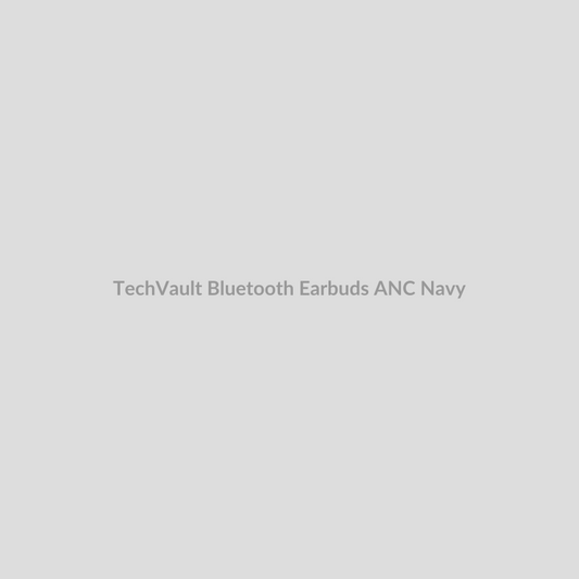 TechVault Bluetooth Earbuds for ANC - Navy