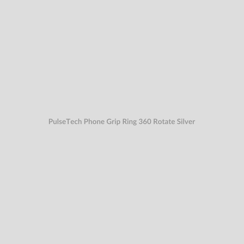 PulseTech Phone Grip Ring for 360 Rotate - Silver