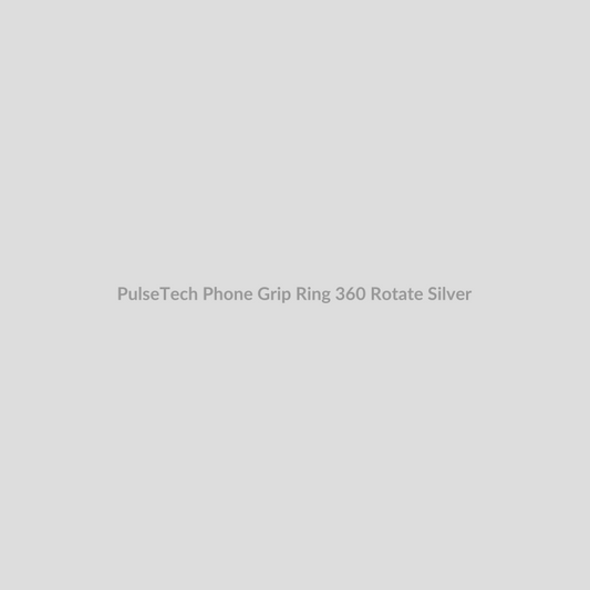 PulseTech Phone Grip Ring for 360 Rotate - Silver