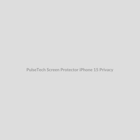 PulseTech Screen Protector for iPhone 15 - Privacy