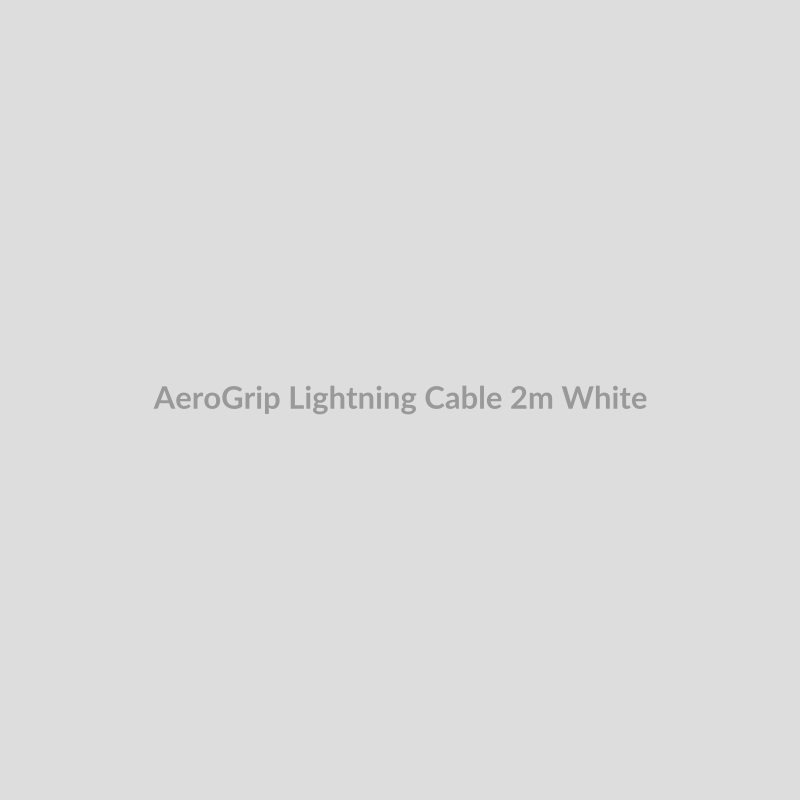AeroGrip Lightning Cable for 2m - White
