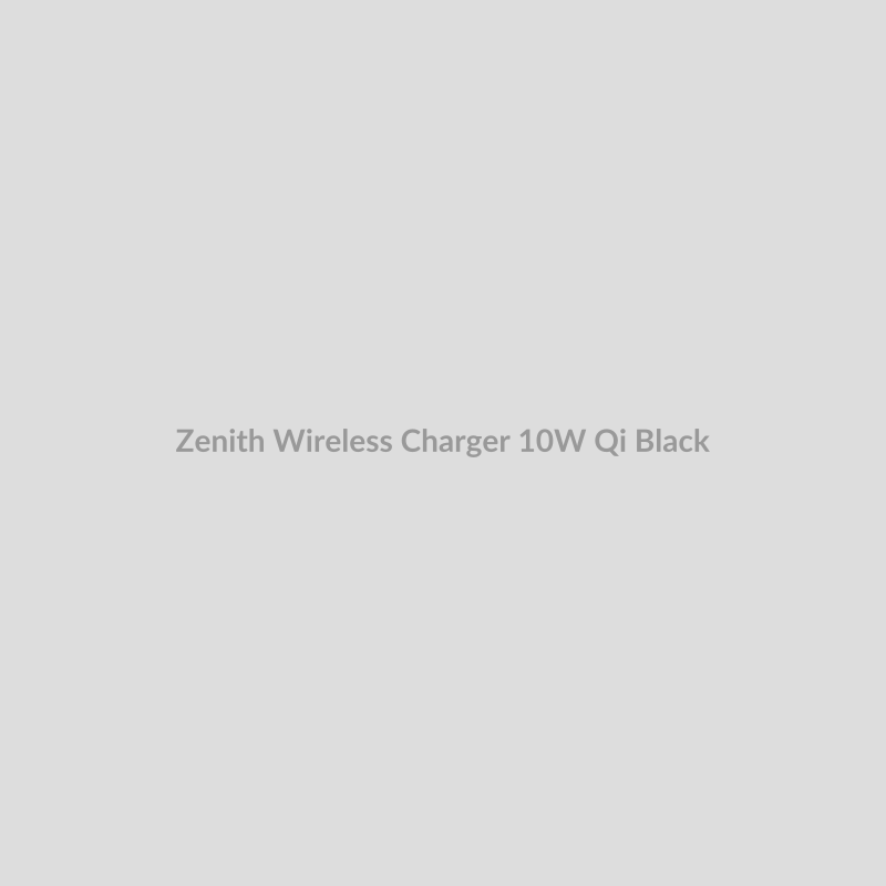 Zenith Wireless Charger for 10W Qi - Black