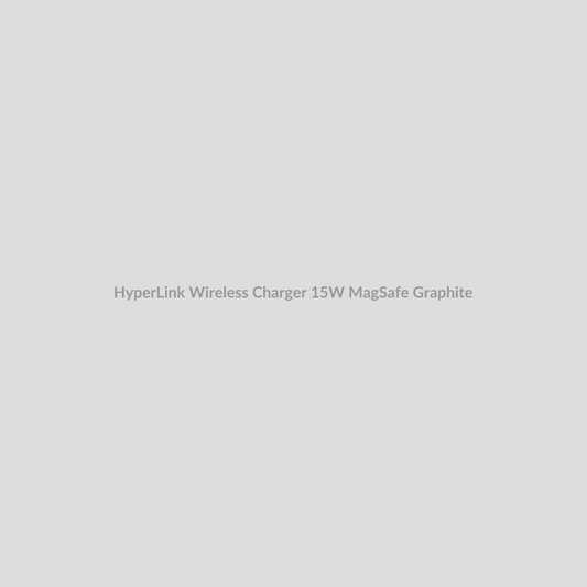 HyperLink Wireless Charger for 15W MagSafe - Graphite