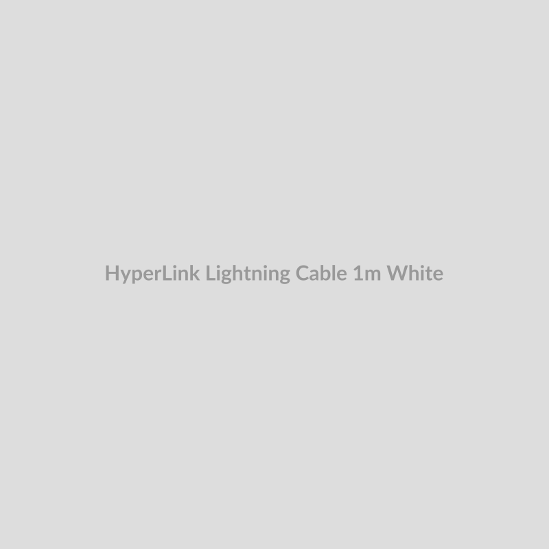 HyperLink Lightning Cable for 1m - White
