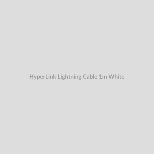 HyperLink Lightning Cable for 1m - White