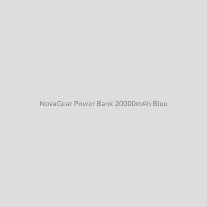 NovaGear Power Bank for 20000mAh - Blue