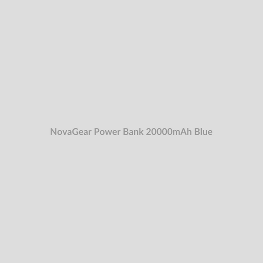 NovaGear Power Bank for 20000mAh - Blue