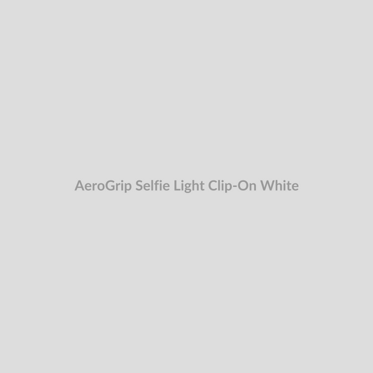 AeroGrip Selfie Light for Clip-On - White