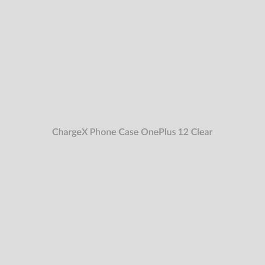 ChargeX Phone Case for OnePlus 12 - Clear