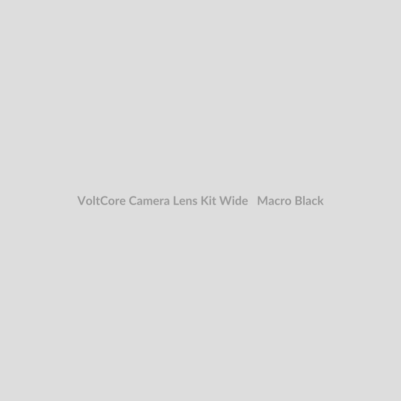 VoltCore Camera Lens Kit for Wide + Macro - Black