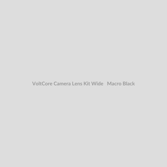 VoltCore Camera Lens Kit for Wide + Macro - Black