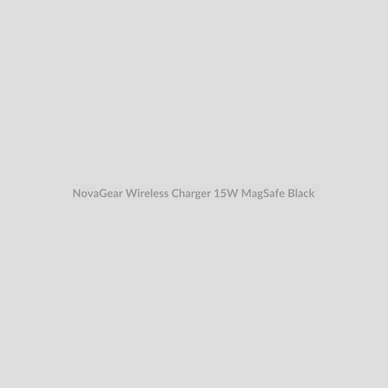 NovaGear Wireless Charger for 15W MagSafe - Black