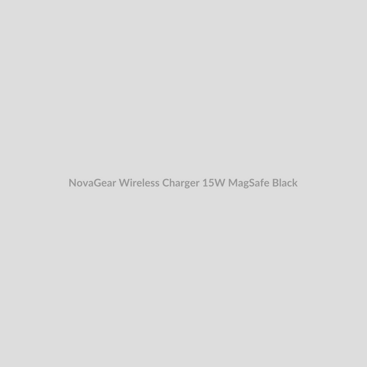 NovaGear Wireless Charger for 15W MagSafe - Black